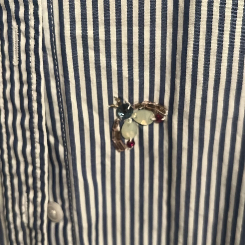 Talbots shirt stripes with stones - Picture 3 of 8